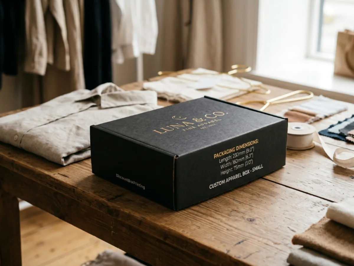Clothing Packaging Box Dimensions for Fashion Brands