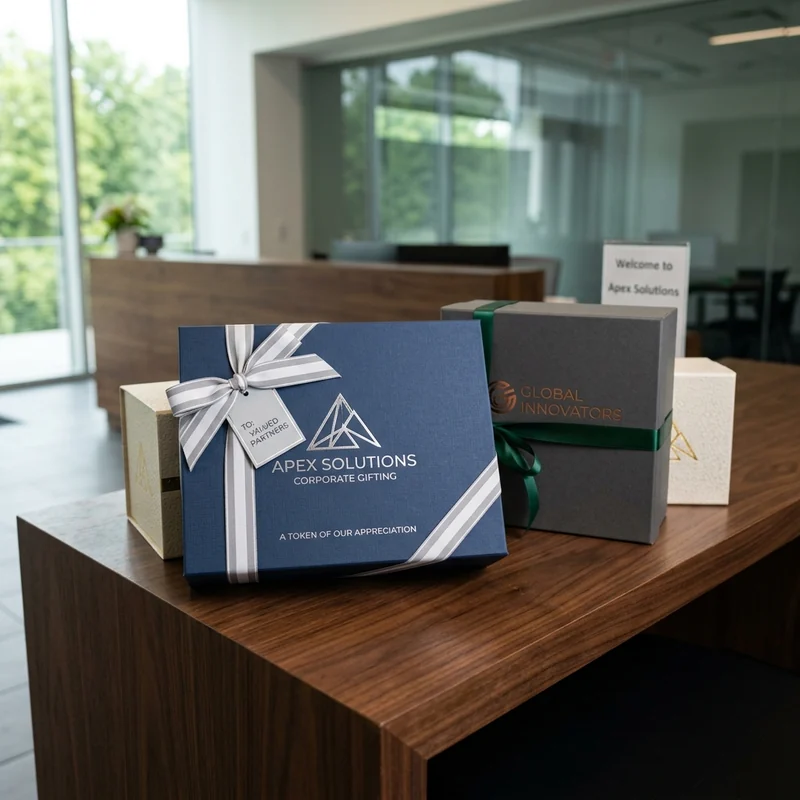 Custom printed rigid gift boxes with premium finishes