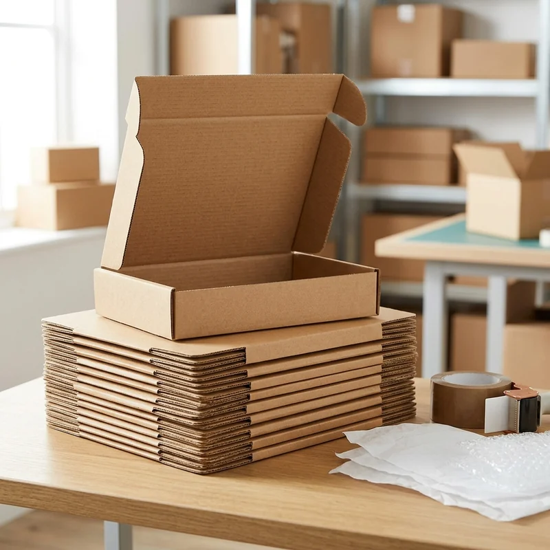 Custom corrugated mailer boxes for e-commerce