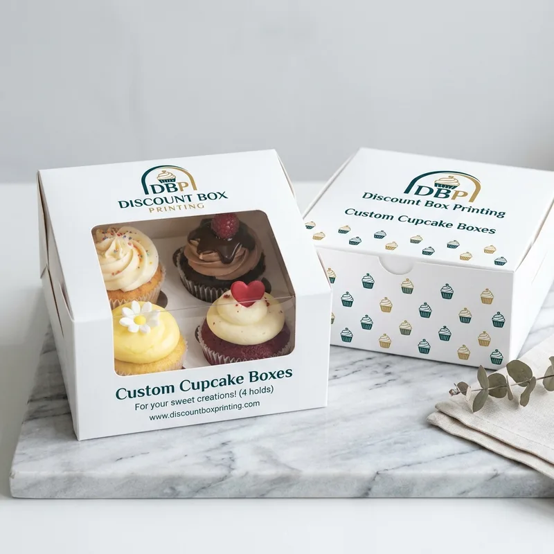 Custom bakery packaging — Custom Branded Cupcake Boxes