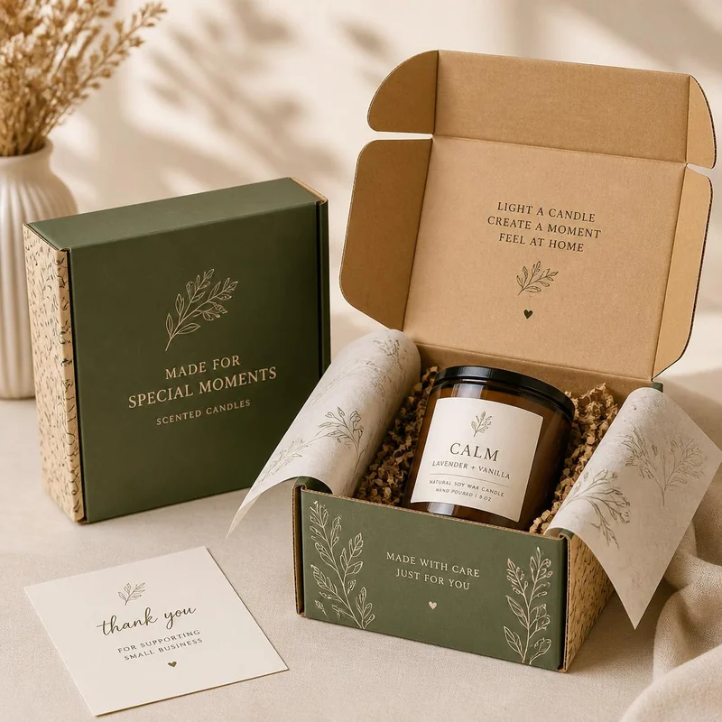 Custom candle packaging — Custom Candle Mailer Boxes