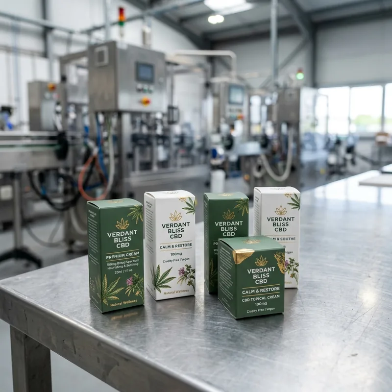 Custom CBD boxes in kraft and printed paperboard