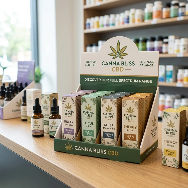 Custom cbd packaging — Custom CBD Display Boxes