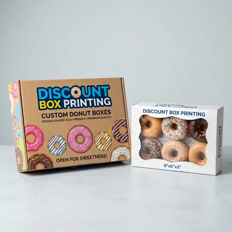 Grease-resistant donut box keeping treats clean