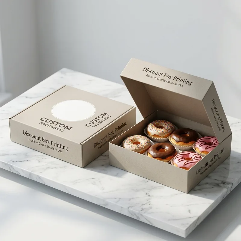 Custom bakery packaging — Custom Donut Packaging Boxes with Logo