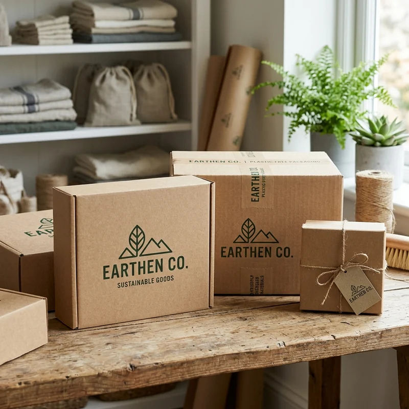 Range of custom kraft eco-friendly box styles