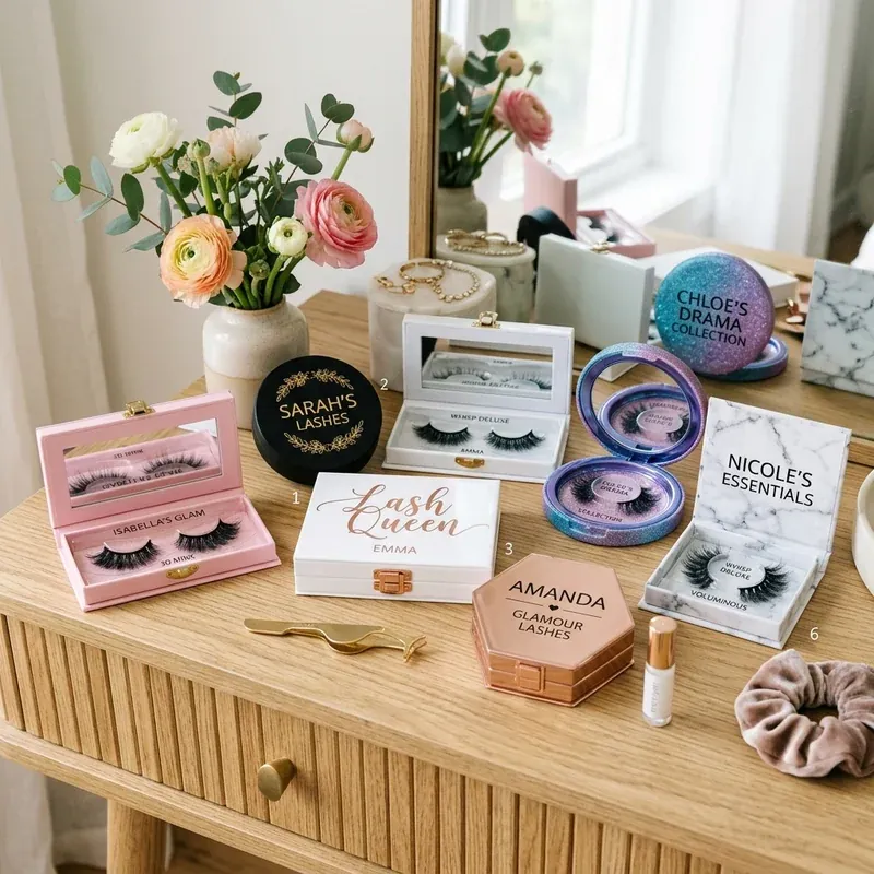 Custom cosmetic packaging — Custom Eyelash Cases