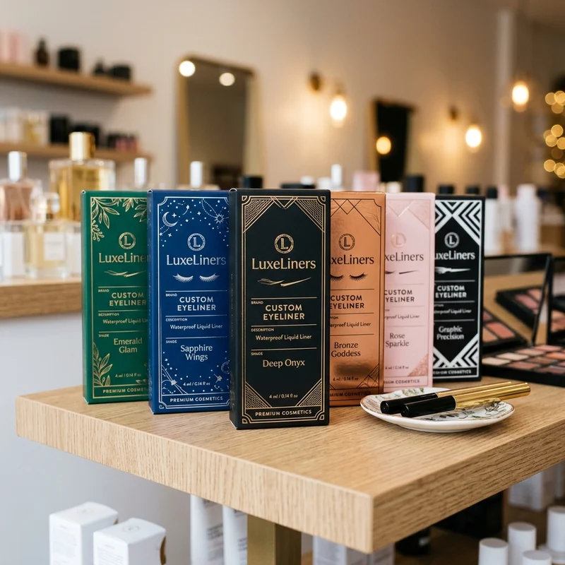 Custom cosmetic packaging — Custom Eyeliner Boxes
