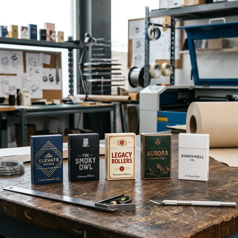 Custom cigarette packaging — Custom Flip-top Cigarette Boxes