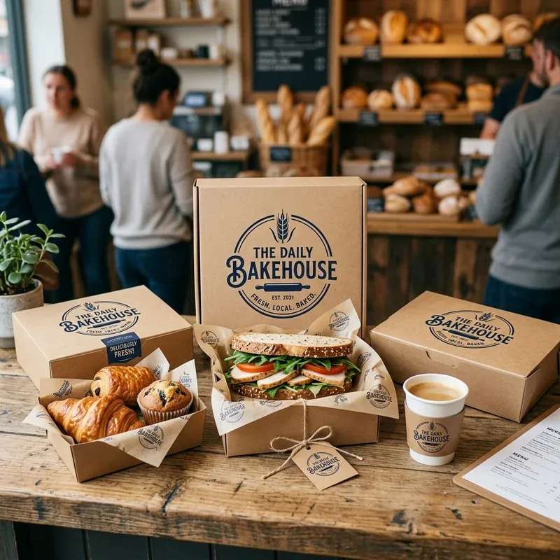 Custom Food Boxes with Logo