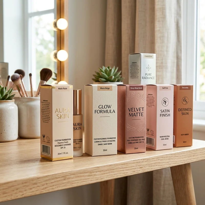 Custom cosmetic packaging — Custom Foundation Boxes