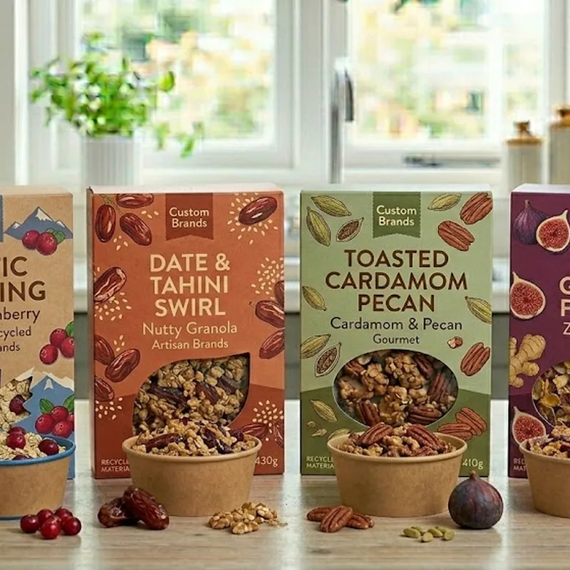 Custom cereal packaging — Custom Kraft Cereal Boxes