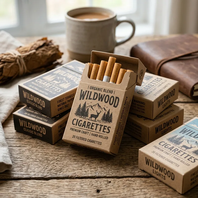 Custom cigarette packaging — Custom Kraft Cigarette Boxes