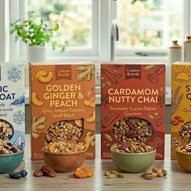 Custom cereal packaging — Custom Large Cereal Boxes