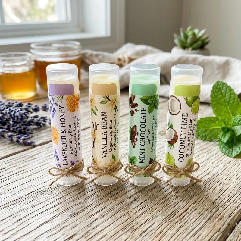 Custom cosmetic packaging — Custom Lip Balm Labels