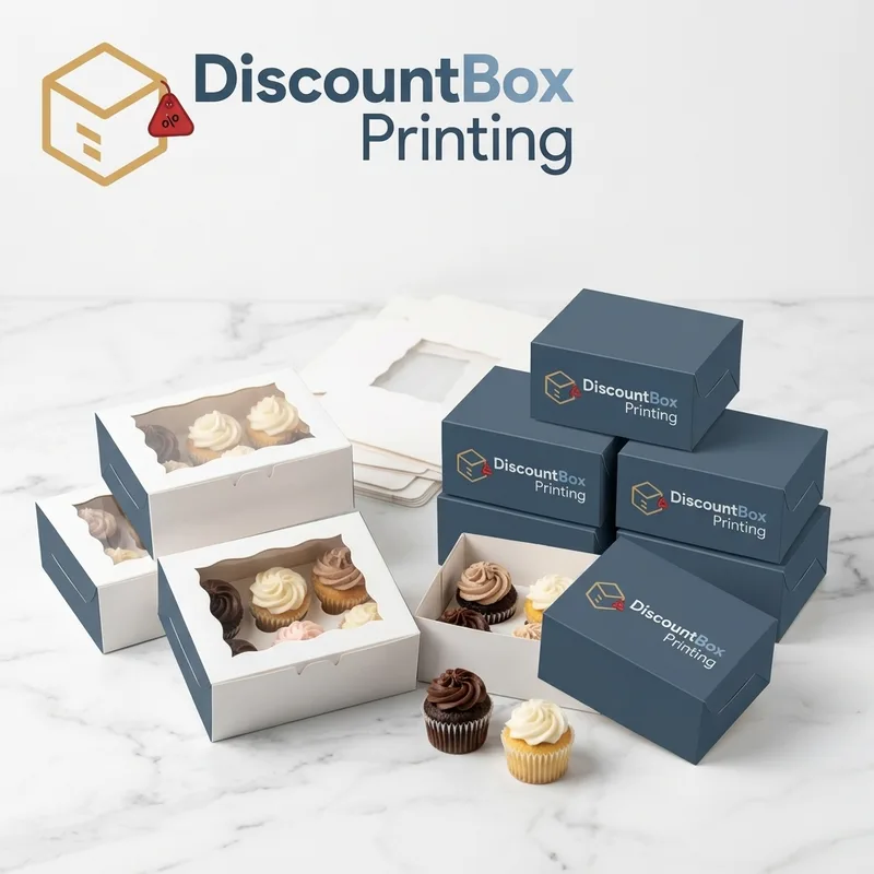 Custom bakery packaging — Custom Mini Cupcake Boxes