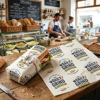 Custom Printed Sandwich Wrap Paper thumbnail 1