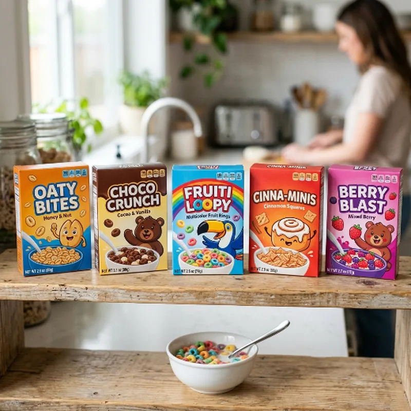 Custom cereal packaging — Custom Small Cereal Boxes