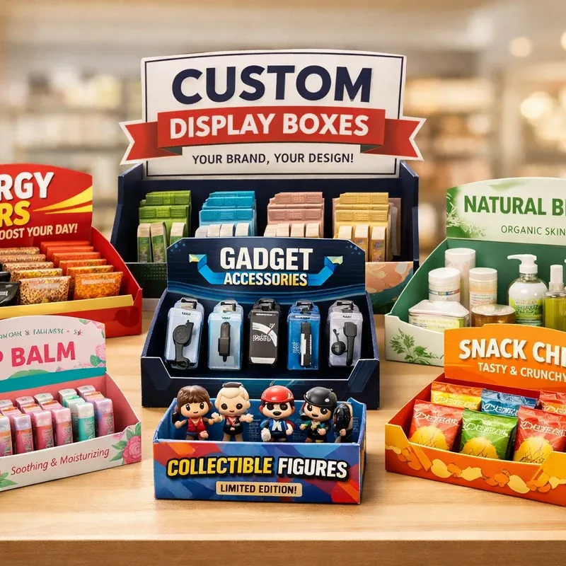 Custom display packaging — Floor Display Boxes