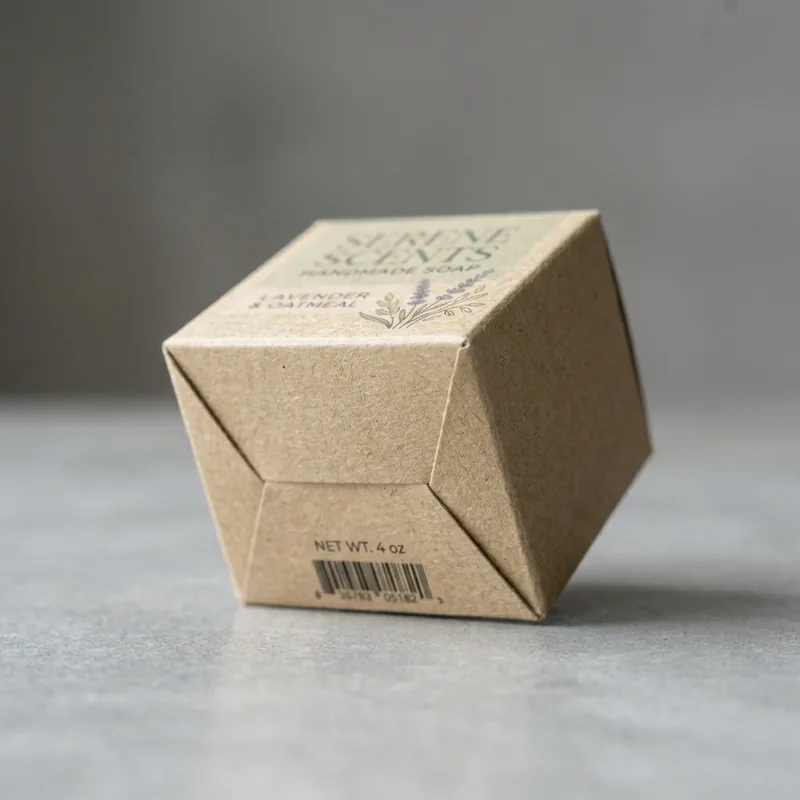 Custom soap boxes in kraft and printed paperboard