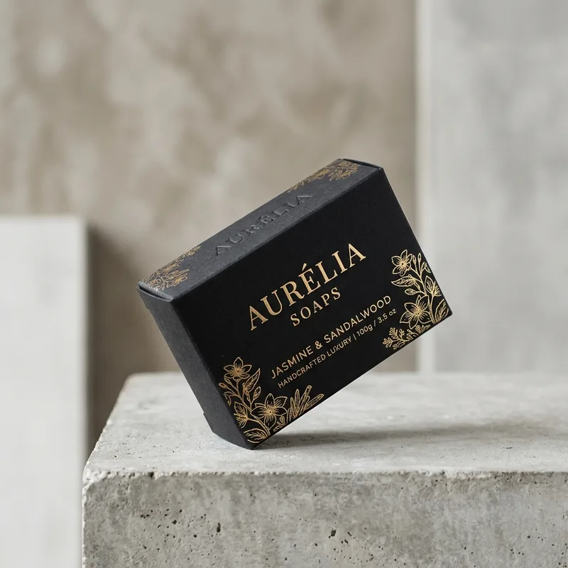 Luxury custom soap boxes with premium finishes