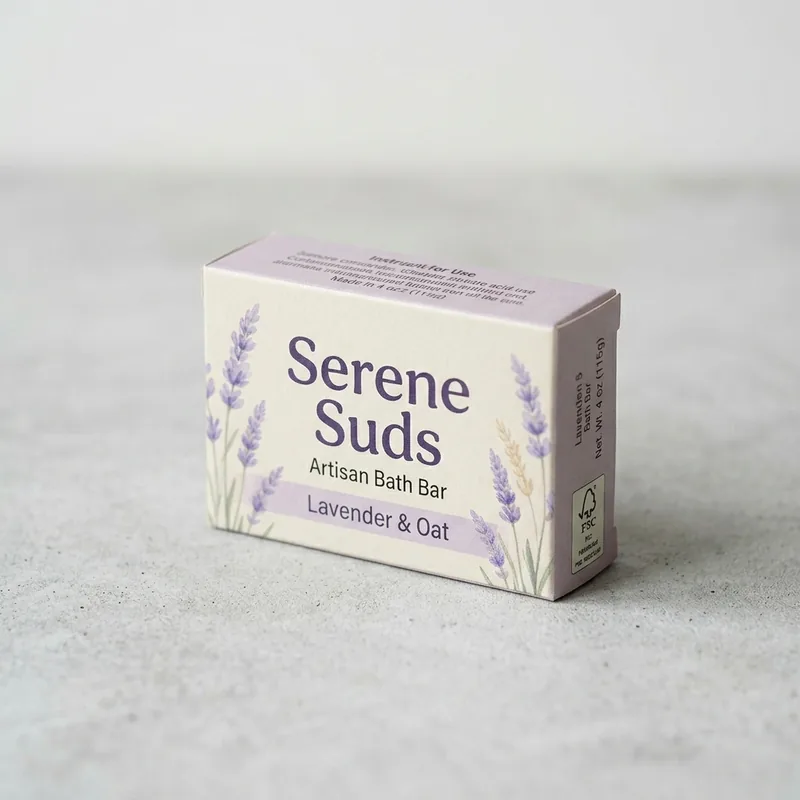 Custom soap packaging — Retail Bath Bar Packaging