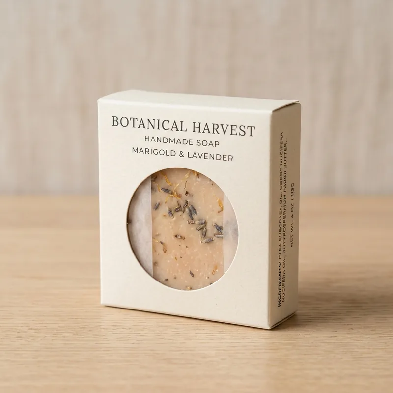 Custom soap packaging — Window Soap Packaging